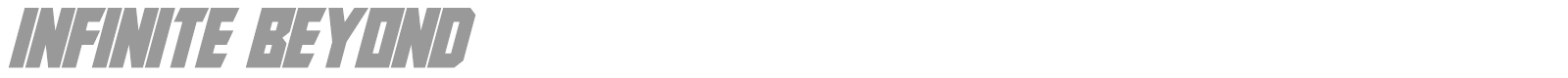 Infinite Beyond font preview
